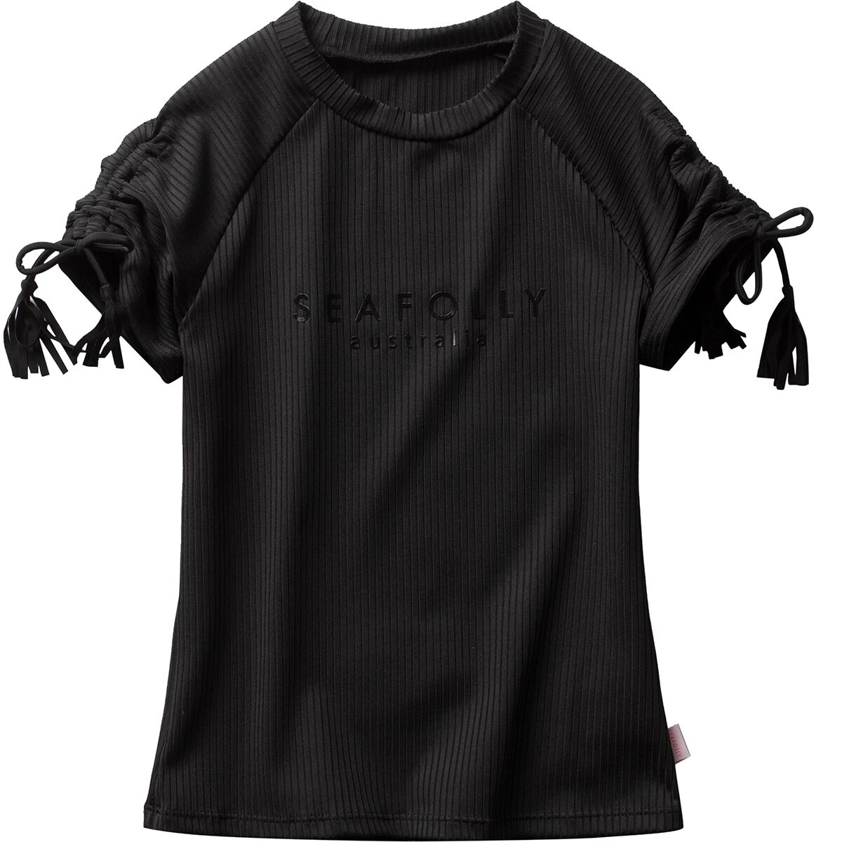 Seafolly Summer Essentials Ruched Sleeve Rash Vest - Girls' - Image 3