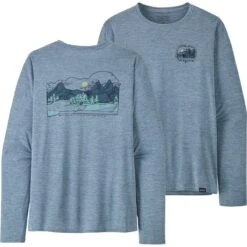 Patagonia Cap Cool Daily Graphic Long-Sleeve Shirt - Lands - Men's
