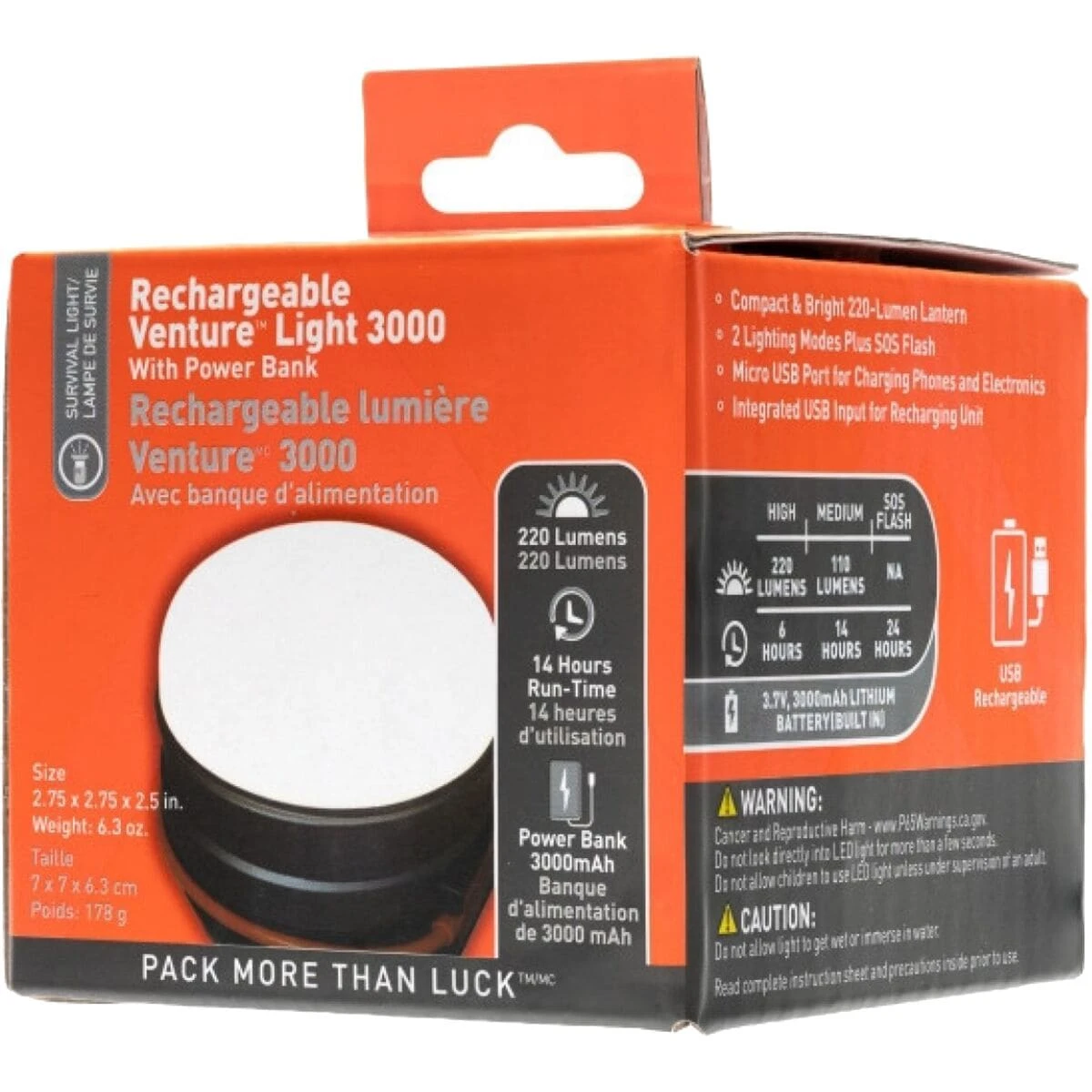 Venture Light 3000 Recharge + Power Bank - Image 2